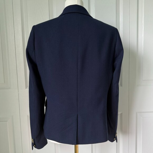 J. CREW | Navy Wool Blend Schoolboy Blazer Sz 8 - Picture 2 of 6